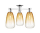 Innovations - 716-3F-PC-G480-6AM - Three Light Semi-Flush Mount - Arcadia - Polished Chrome
