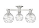 Innovations - 716-3F-SN-G1213-6CL - Three Light Semi-Flush Mount - Arcadia - Brushed Satin Nickel