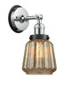 Innovations - 203PC-BPBK-HRBK-G146 - One Light Wall Sconce - Franklin Restoration - Polished Chrome