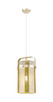 Innovations - 413-1PM-CB-G413-1S-8ME - One Light Mini Pendant - Downtown Urban - Champagne Bronze