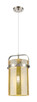 Innovations - 413-1PM-SN-G413-1S-8ME - One Light Mini Pendant - Downtown Urban - Satin Nickel