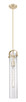 Innovations - 413-1PS-CB-G413-1S-4SDY - One Light Pendant - Downtown Urban - Champagne Bronze