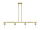 Innovations - 716-4I-AB - Four Light Linear Pendant - Arcadia - Antique Brass