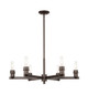 Innovations - 716-6CR-OB - Six Light Chandelier - Arcadia - Oil Rubbed Bronze