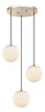 Matteo Lighting - C41713CG - LED Pendant - NIKINI - Aged Gold Brass