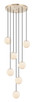 Matteo Lighting - C41717CG - LED Pendant - NIKINI - Aged Gold Brass