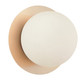 Matteo Lighting - WX41711CG - LED Wall Sconce/Ceiling Mount - NIKINI - Aged Gold Brass