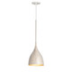 Maxim - 10911WTGLD - One Light Mini Pendant - Fleur - White/Gold
