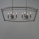 Plumette Eight Light Linear Pendant (12169CHB)