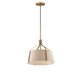 Maxim - 16181WLNAB - One Light Pendant - Bandera - Natural Aged Brass