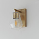 Geode One Light Wall Sconce (21331CLNAB)
