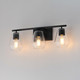Geode Three Light Bath Vanity (21333CLBK)