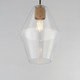 Geode One Light Mini Pendant (21335CLNAB)