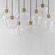 Geode Eight Light Pendant (21339CLNAB)