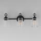 Jackson Hole Three Light Bath Vanity (21393CLBK)