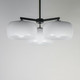 Glazed Three Light Chandelier (26143WTBK)