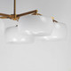 Glazed Five Light Chandelier (26145WTNAB)