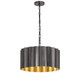 Maxim - 39133GMGLD - One Light Pendant - Allegra - Gunmetal / Gold