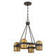 Savoy House - 1-1151-4-333 - Four Light Chandelier - Andover - Mediterranean Bronze/Riviera Brass