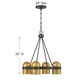Andover Four Light Chandelier (1-1151-4-333)