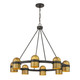 Savoy House - 1-1152-8-333 - Eight Light Chandelier - Andover - Mediterranean Bronze/Riviera Brass