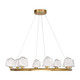 Savoy House - 1-1238-8-322 - LED Chandelier - Castello - Warm Brass