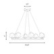 Castello LED Chandelier (1-1238-8-322)