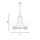 Allston Five Light Chandelier (1-1606-5-322)