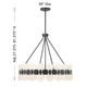 Bancroft Six Light Chandelier (1-3605-6-89)
