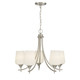 Octave Five Light Chandelier (1-6032-5-SN)