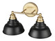 Bishop Two Light Vanity (IN40027BK)