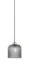 Toltec Lighting - 3401-BN-4912 - One Light Mini Pendant - Paramount - Brushed Nickel