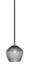 Toltec Lighting - 3401-MBBN-4922 - One Light Mini Pendant - Paramount - Matte Black & Brushed Nickel
