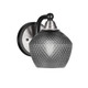 Toltec Lighting - 3421-MBBN-4622 - One Light Wall Sconce - Paramount - Matte Black & Brushed Nickel