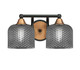 Toltec Lighting - 3422-MBBR-4612 - Two Light Bath Bar - Paramount - Matte Black & Brass