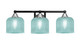 Toltec Lighting - 3423-MBBN-4615 - Three Light Bath Bar - Paramount - Matte Black & Brushed Nickel