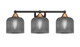 Toltec Lighting - 3423-MBBR-4612 - Three Light Bath Bar - Paramount - Matte Black & Brass