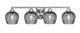 Toltec Lighting - 3424-BN-4602 - Four Light Bath Bar - Paramount - Brushed Nickel