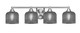 Toltec Lighting - 3424-BN-4612 - Four Light Bath Bar - Paramount - Brushed Nickel