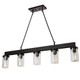 Artcraft - AC10008 - Six Light Chandelier - Menlo Park - Oil Rubbed Bronze