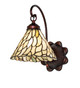 Meyda Tiffany - 244805 - One Light Wall Sconce - Willow - Mahogany Bronze