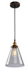 Artcraft - AC10166 - One Light Pendant - Greenwich - Bronze & Copper