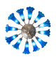 Blue Tiffany Pond Lily 12 Light Chandelier (287463)