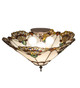 Shell With Jewels Three Light Flushmount (288127)