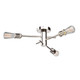 Artcraft - AC10783PN - Three Light Flush Mount - Tribeca - Polished Nickel