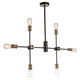 Tribeca Six Light Chandelier (AC10786BK)
