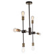 Tribeca Six Light Chandelier (AC10786BK)