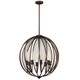 Artcraft - AC10908OB - Eight Light Chandelier - Linden - Bronze