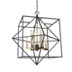 Artcraft - AC11208 - 12 Light Chandelier - Roxton - Matte Black & Harvest Brass
