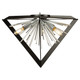 Sunburst Three Light Flush Mount (AC11442CH)